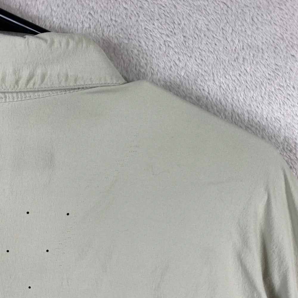 The North Face Alpenpro Shirt Men's L Beige Long Sleeve Performance Outdoor Hike